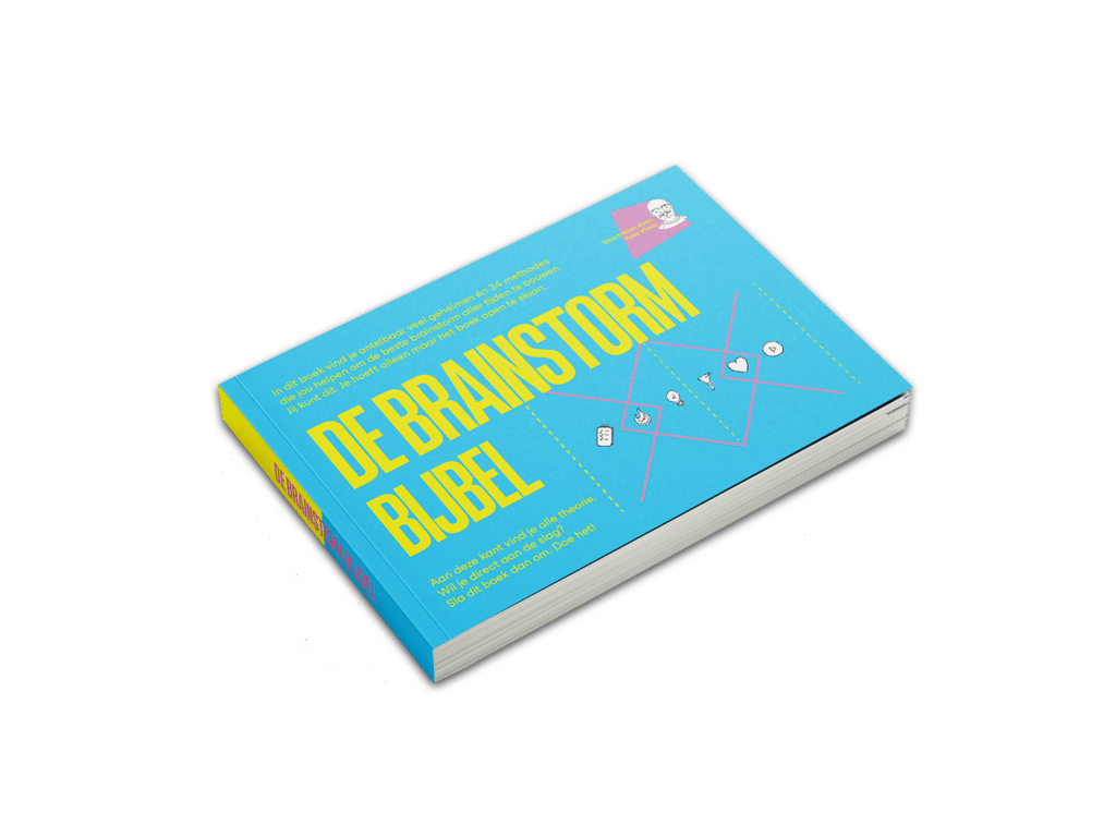 De Brainstorm Bijbel, een mock-up van de voorkant