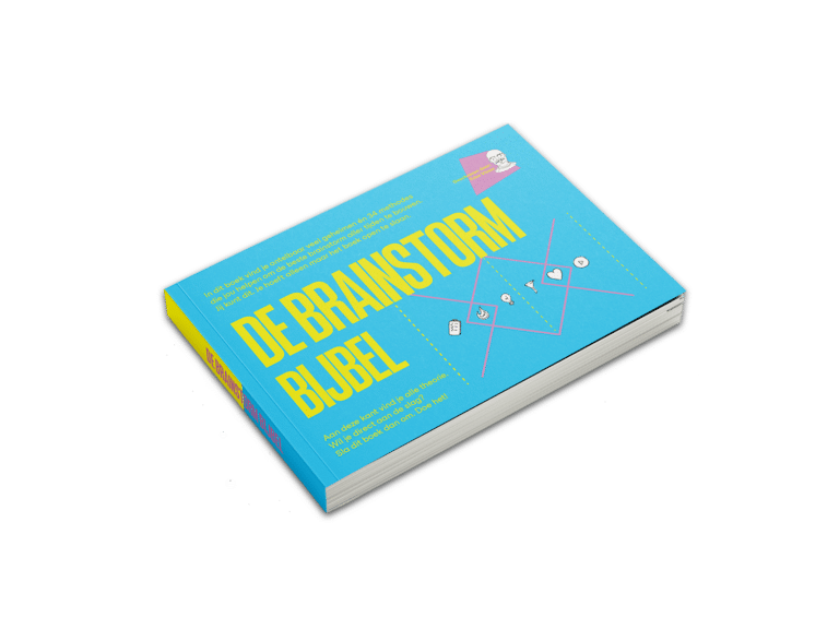 De Brainstorm Bijbel, een mock-up van de voorkant